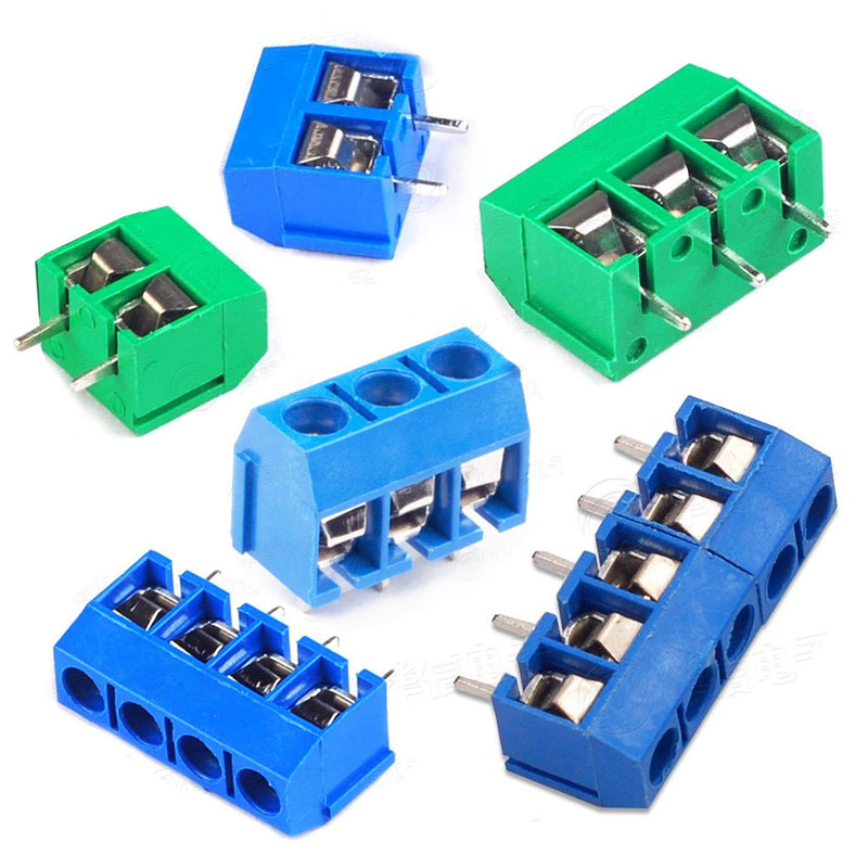 5.08mm Pitch PCB Mounted Screw Crimping Type Terminal Blocks 2P 3P