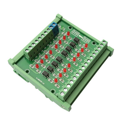 TTL  HTL Signals Converter Terminal Blocks Board 8 Ways For PLC NPN or PNP 1.8V 3.3V 5V 12V 24V Input