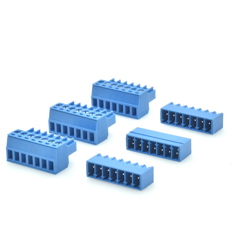 3.81mm or 3.50mm Pitch PCB Pluggable Screw Terminal Blocks Plug + Pin ...