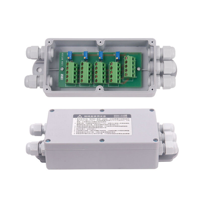 4 Way Weighing Sensor Load Cell Summing Junction Box Plastic Enclosure for Platform Scale