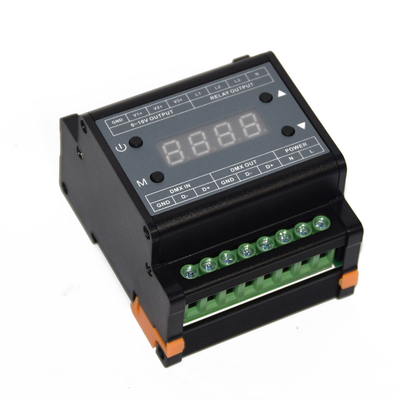 AC90V - 240V 3 Way RGB led light controller DMX Triac Dimmer 0-10V 1A Output Each Channel