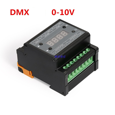 AC90V - 240V 3 Way RGB led light controller DMX Triac Dimmer 0-10V 1A Output Each Channel