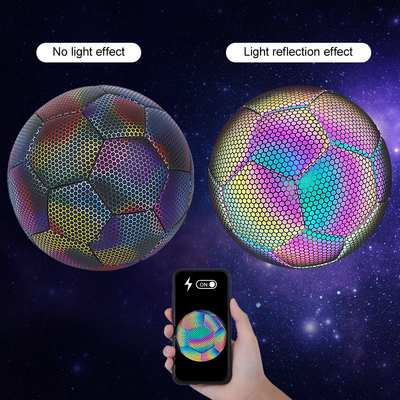 Luminous Football Soccer Glowing Football Glow in Dark Size 4/5 Soccer Ball for Kids