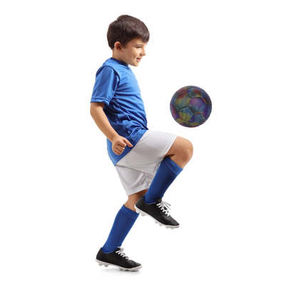 Luminous Football Soccer Glowing Football Glow in Dark Size 4/5 Soccer Ball for Kids