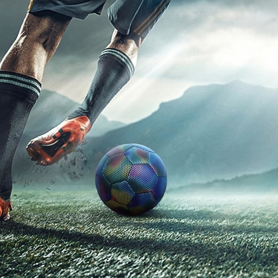 Luminous Football Soccer Glowing Football Glow in Dark Size 4/5 Soccer Ball for Kids