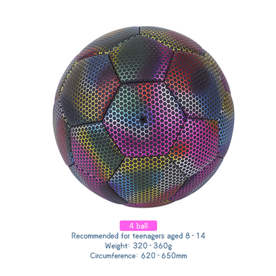 Luminous Football Soccer Glowing Football Glow in Dark Size 4/5 Soccer Ball for Kids