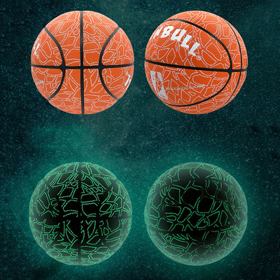 Basketball Official Size 7 Light Up Streetball Fluorescent Bright Basketball Ball for Night Game