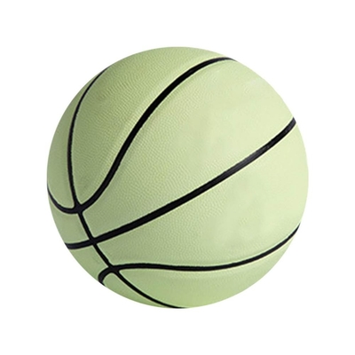 Glowing Reflective Basketball Size Number 7 Luminous Leather Basketball Glow In The Dark