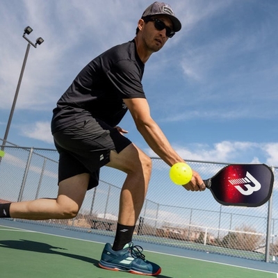 Pickleball Paddles Lightweight Racquet Fiberglass Surface Pickleballs Paddle Set