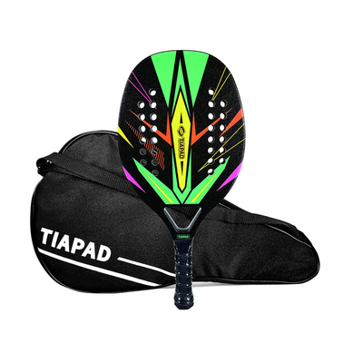 Beach Tennis Racket Carbon EVA Foam Core Lightweight Beach Tennis Paddle with Coverbag