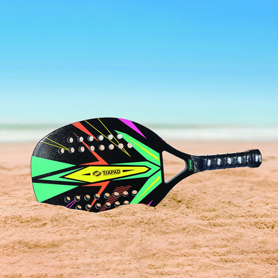 Beach Tennis Racket Carbon EVA Foam Core Lightweight Beach Tennis Paddle with Coverbag