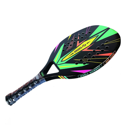 Beach Tennis Racket Carbon EVA Foam Core Lightweight Beach Tennis Paddle with Coverbag