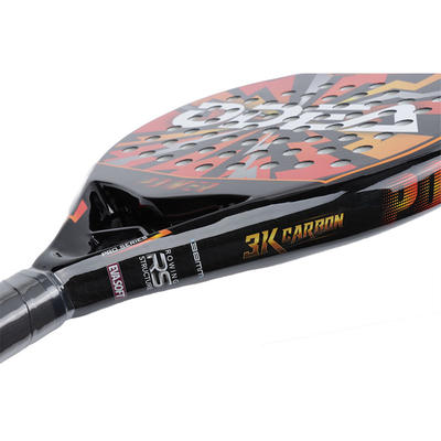 3K Carbon Firber Soft Face Paddle Tennis Racquet Profissional Padel Tennis Racket with Bag