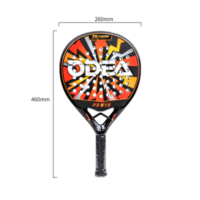 3K Carbon Firber Soft Face Paddle Tennis Racquet Profissional Padel Tennis Racket with Bag