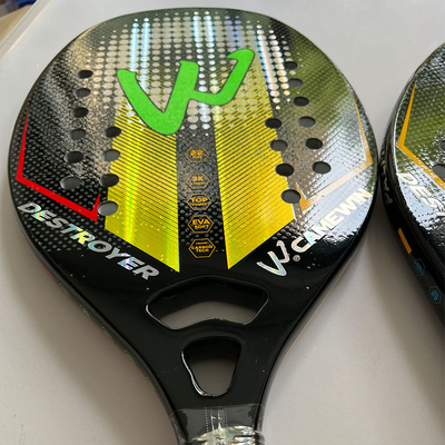 3K Carbon Fiber Rough Face Beach Tennis Racket Professional Padel Tennis Racquet