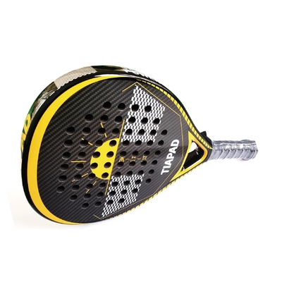 38mm Thickness Beach Tennis Padel Racket 3K Carbon Fiber EVA Rough Surface With Cover Bag