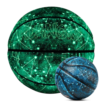 Basketball Official Size 7 Light Up Streetball Fluorescent Bright Basketball Ball for Night Game