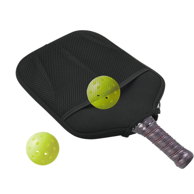 Pickleball Paddle Neoprene Cover Racket Case Protective Sleeve Ball Holder Organizer