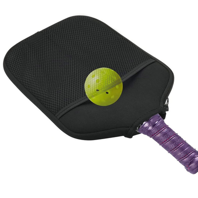Pickleball Paddle Neoprene Cover Racket Case Protective Sleeve Ball Holder Organizer
