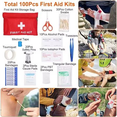125pcs Survival Kits Emergency Survival Gear Tactical First Aid Kit for Outdoor Adventure Camping Hiking