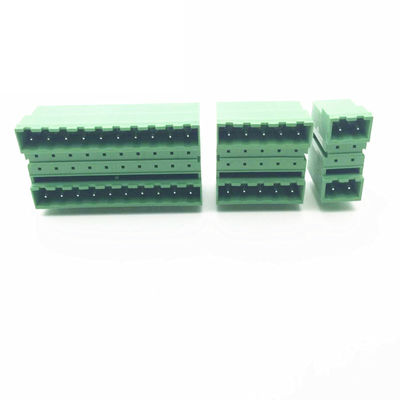 5.08mm Pitch Dual Row PCB Pluggable Screw Terminal Blocks Plug + Angle Pin Header