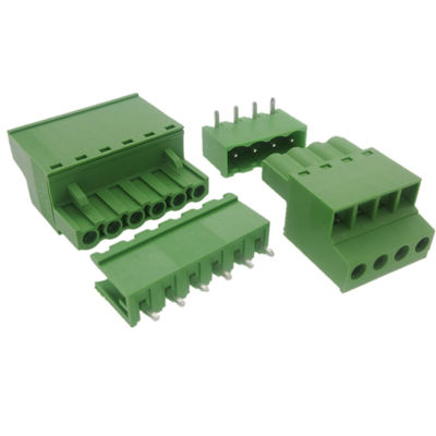 5.08mm Pitch Pluggable Screw Terminal Blocks Horizontal Wiring Entry Power Connector