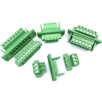 5.08mm pitch Feed Through Flange Screw Terminal Blocks Dismountable