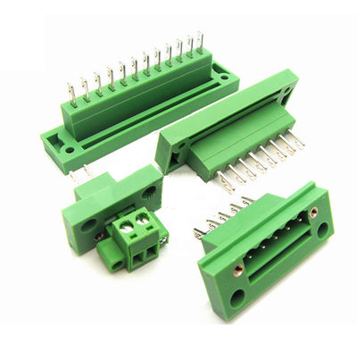 5.08mm pitch Feed Through Flange Screw Terminal Blocks Panel Mount