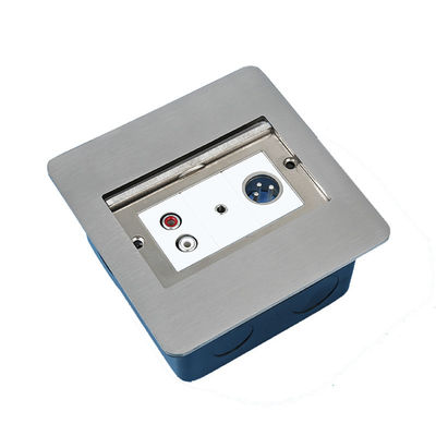 Open Type Floor Sockets Multimedia Modulars Combination Stainless Steel Ground Outlet Box Waterproof