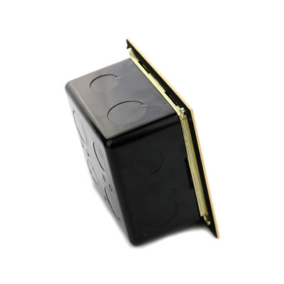 VGA  Audio HDMI Multimedia Combination  Brass Floor Ground Sockets Outlet Box Waterproof