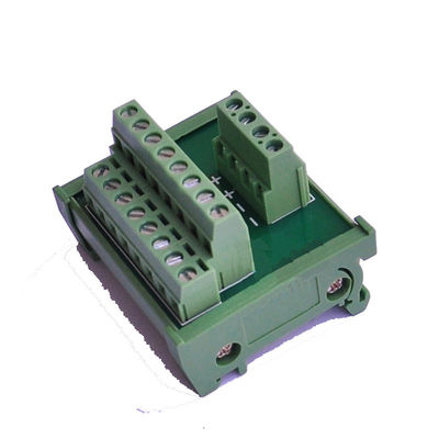 DC 24V 8 Ways Power Source Wiring Distribution Splitter Terminal Blocks Breakout Board