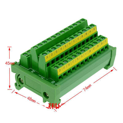 24 Ways Power Supply Wiring Hub Distribution Splitter Terminal Blocks Breakout Board