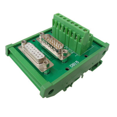 DB15 D Sub 15 Pin Male Female Dual Connectors Terminal Blocks Wiring Breakout Board