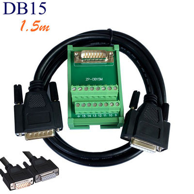 DB15 D Sub 15 Pin Male Female Dual Connectors Terminal Blocks Wiring Breakout Board
