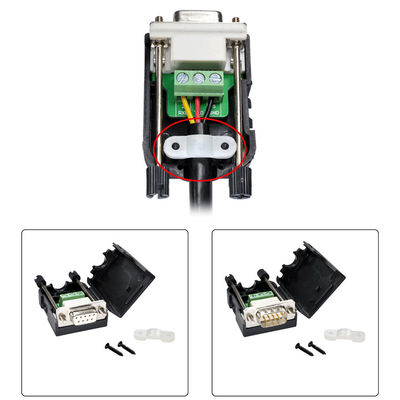 DB9 D Sub 9 Pin RS232 Serial Port Connectors to 3-pin Terminal Blocks Adapter