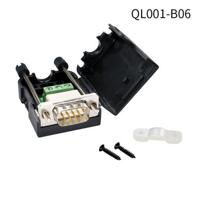 DB9 D Sub 9 Pin RS232 Serial Port Connectors to 3-pin Terminal Blocks Adapter