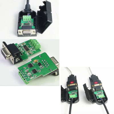 Industrial Grade Converter RS232 to RS485 with 600w Surging Protection Optical Isolation