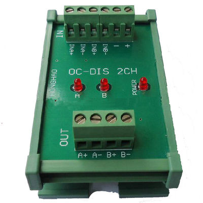 Converter of Open Collector HTL 24v into Differential TTL 5v Signal 2 Ways Universal