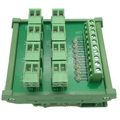 8 Ways PLC I/O Module Wiring Distribution Splitter Terminal Blocks Breakout Board