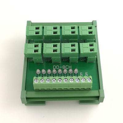 8 Ways PLC I/O Module Wiring Distribution Splitter Terminal Blocks Breakout Board