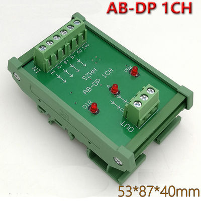 Converter Encoder A B Quadrature Signals 90° Phase Difference into Pusle Signal with Direction