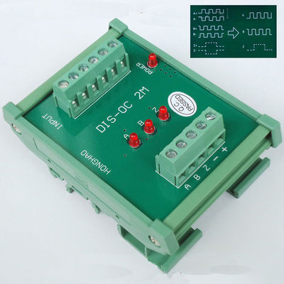 3 Channels Differential TTL into Collector 24V HTL Signals Converter for PLC NPN or PNP