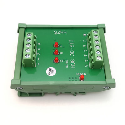 3 Channels Differential TTL into Collector 24V HTL Signals Converter for PLC NPN or PNP
