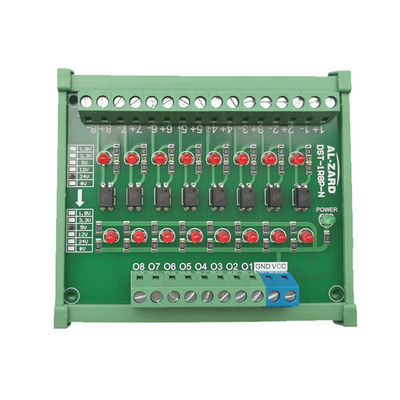 TTL  HTL Signals Converter Terminal Blocks Board 8 Ways For PLC NPN or PNP 1.8V 3.3V 5V 12V 24V Input