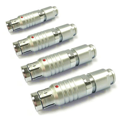 102 103 104 105 F Series Waterproof Metal Push Pull Circular Cable Mount Plug Connector