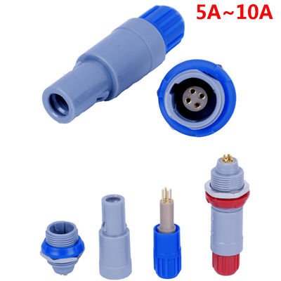 PAG PKG Electrical Push Pull Self-latching Plug Socket Replacement Plastic Tubing Connector