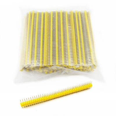 Colored 2x40P 40Pin 2.54mm 0.1" Straight Double Row Male Pin Header Strip