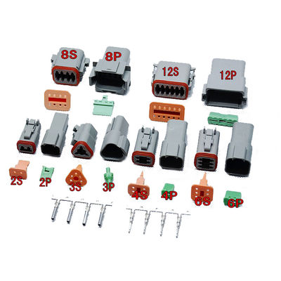 Replacement DT DT04-2P  AT Series Connectors with Pins & Wedgelock