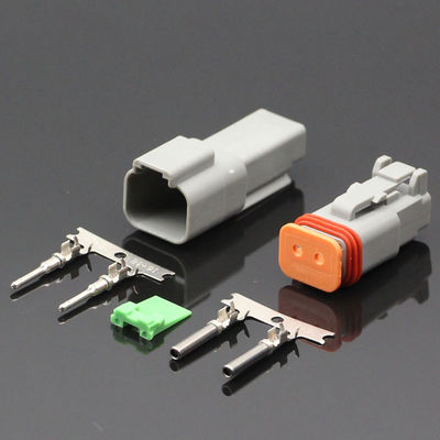 Replacement DT DT04-2P  AT Series Connectors with Pins & Wedgelock