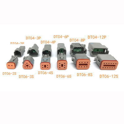 Replacement DT DT04-2P  AT Series Connectors with Pins & Wedgelock
